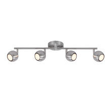 Nordlux Chicago 4-skinne børstet stål